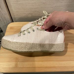 New espradille sneakers.